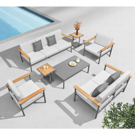 Sofa Set Higold RBM-Nola Grey 1+1+2+3+T