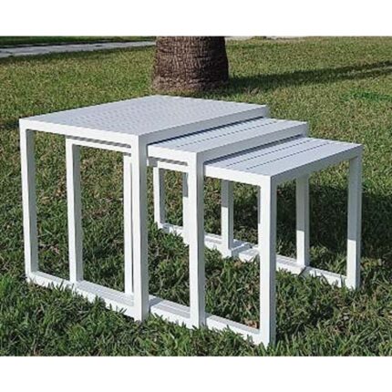Table Furniture Set Of 3 7800  White