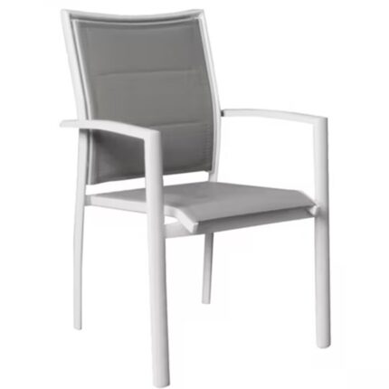 Chair Furniture 7480 Grey & White
