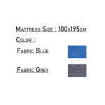 Single Bed Furniture DORIA Grey - Image 3