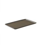 Rectangular Plate Aida Raw Metallic Brown 23.5*15 - Image 3