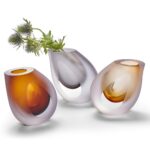 Occhio Vase Philippi Smoke Glass 139007 - Image 2