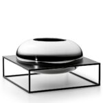 Solero Vase with Stand Philippi 240027 XL Nickel - Image 2