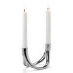 Bow Candle Holder Philippi Set of 2 123125