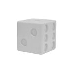 Candle Holder RA Wood Dice White
