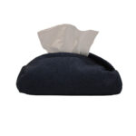 Napkin Holder RA Kimono Petroleum Blue Fabric