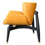 Armchair LF SQUID Yellow Leather - Image 2