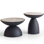 Center Table Set HT Maison Black TRV MDF