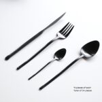 Basic Dining Set Herdmar Stick 24pcs Mat Black