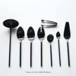 Basic Serving Set Herdmar Desire 8pcs Mat Black