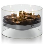 Fire Oil Lamp Philippi 123118 Glass Stainless