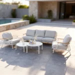 Outdoor Sofa Set Furnitue SI012 Off White