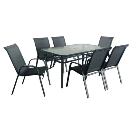 Outdoor Dining Set Furniture 4001/5001TCH Grey