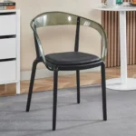 Set Of 2 Dining Chairs FF K275 Black