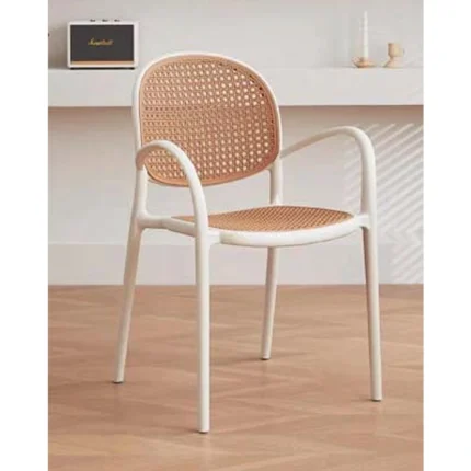 Set of 2 Dining Chairs Furniture SC336-WH White