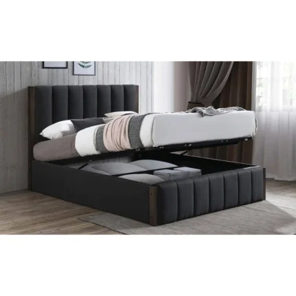 Master Bed Furniture Shuri 170cm Black