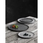 Round Dish Aida Raw Nordic Grey 42cm - Image 2
