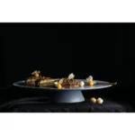 Cakeserver on Foot Aida Raw Nordic Grey 34cm - Image 3