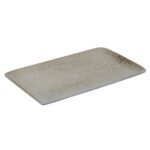 Rectangular Lunch Plate Aida Raw Sandy Beige 14408