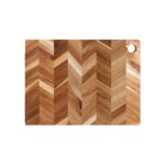 Pizza Serving Board Aida Herringbone Pattern 89534