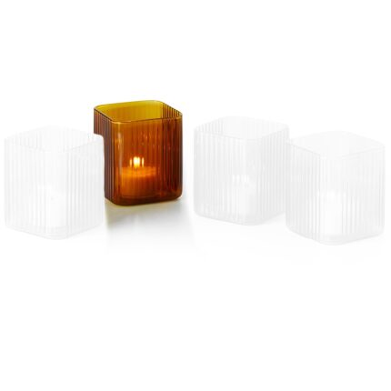 Candle Holder Philippi 113014 Orange