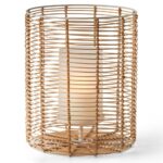 Candle Holder Philippi Cane L 225008