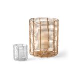 Candle Holder Philippi Cane L 225008