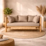 Sofa 3 Seater DI DF23-61A Straight Lines With Arms