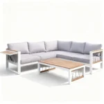 Outdoor Sofa Set Furniture 7088 Grey - Image 2