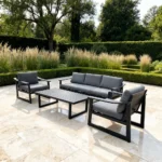 Outdoor Sofa Set Furniture 61939/5 Grey