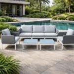 Outdoor Sofa Set Furniture AS-003-5 Grey