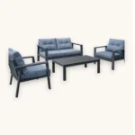 Outdoor Sofa Set Furniture 190813-4F Full Grey - Image 2