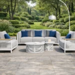 Outdoor Sofa Set Furnitue SI014 Off White