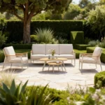 Outdoor Sofa Set Furniture G24-088 Champagne