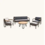 Outdoor Sofa Set Furniture 7101-Grey - Image 2