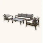 outdoor sofa set Furniture 7404 Grey - Image 2