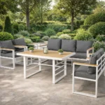Outdoor Sofa Set Furniture H200-7 White
