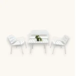 Outdoor Sofa Set Furniture MS301 White - Image 2