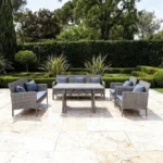Outdoor Sofa Set Furniture 614001/C Grey+Cush Grey