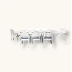 outdoor dining set FF 7400 WHITE - Image 2
