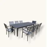 outdoor dining set FF 7400 Grey - Image 2