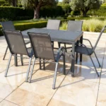 Outdoor Dining Set FF 4509/5001-6 Grey