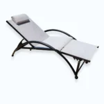 Sunlounger Furniture 1659 Black Beige - Image 2