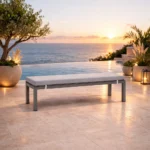 Bench Furniture 7402 Grey 120cm