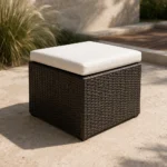 Outdoor Pouf Furniture Outdoor Pouf Wenge +Cushion
