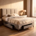 Master Bed FF Pestel 170cm Brown