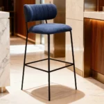 Set Of 2 Bar Chairs Furniture B101 Blue