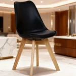 Set of 2 Dining Chairs Furniture SC104  Black