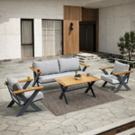 Outdoor Set BT RIVA Smokey 3+1+1+Mid Table