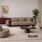 Sofa 4 Seater RT Bordeaux Bordo Deri